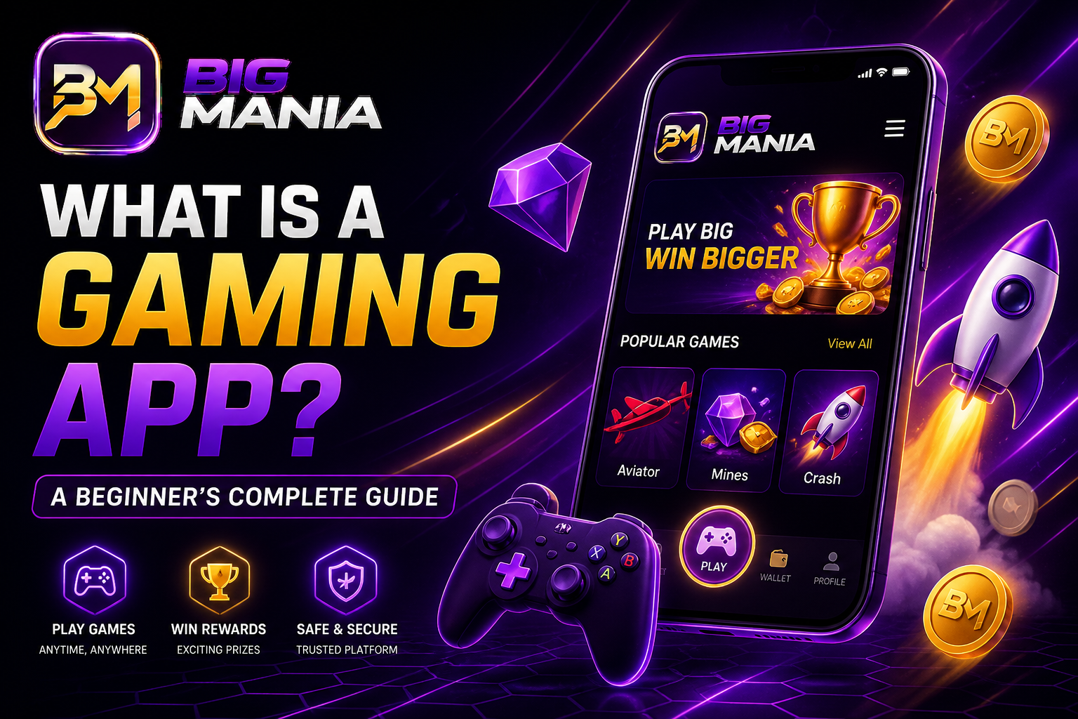 The Big Mania Gaming Application